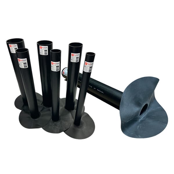 RoofCover EPDM afvoeren in een gamma van 50 tot 125 mm in verschillende uitvoeringen